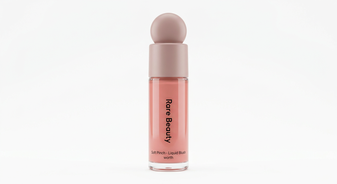 Rare Beauty Soft Pinch - Colorete líquido, Worth (Soft pink nude)